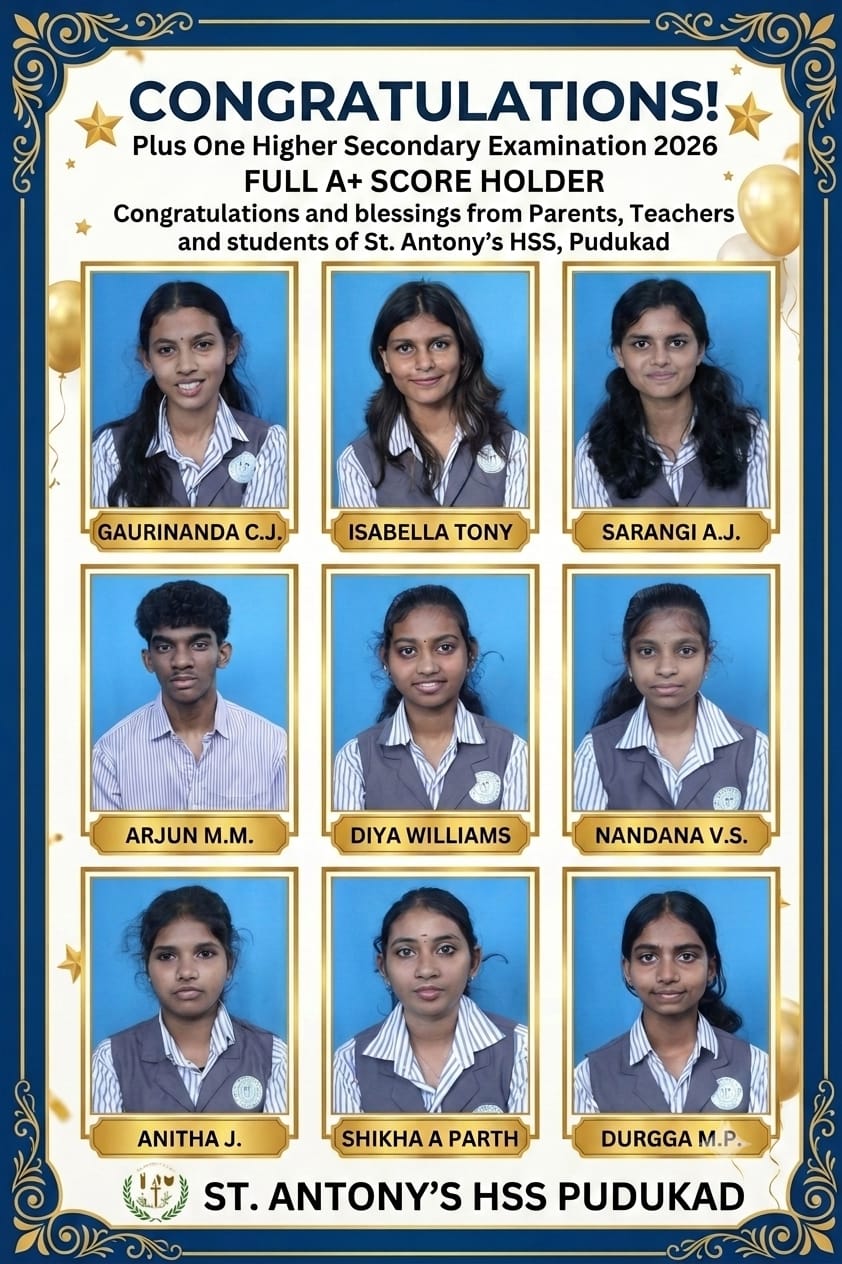 ST. ANTONY`S  HSS PUDUKAD (8062)