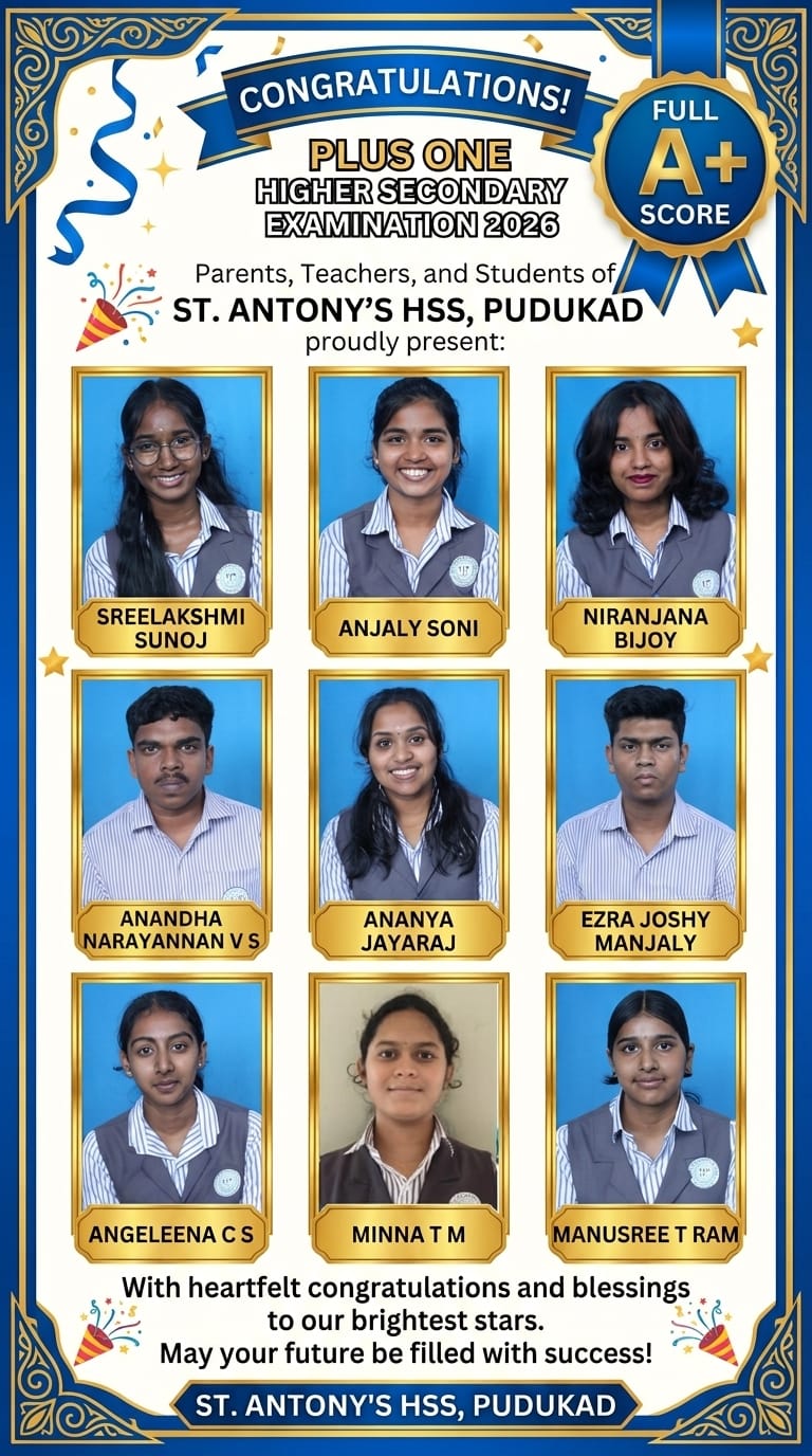 ST. ANTONY`S  HSS PUDUKAD (8062)