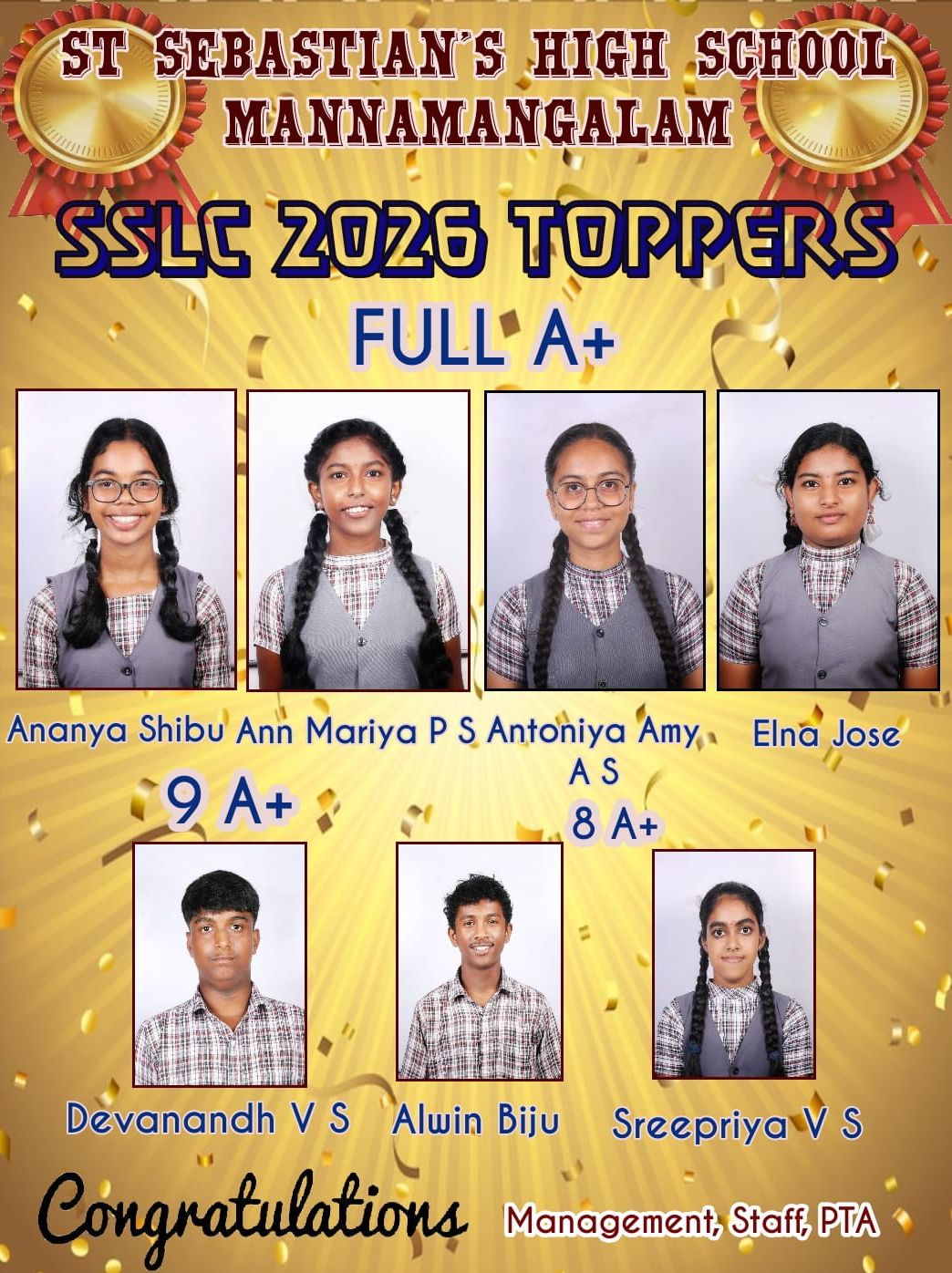 ST. SEBASTIAN`S HS MANNAMANGALAM (22073)